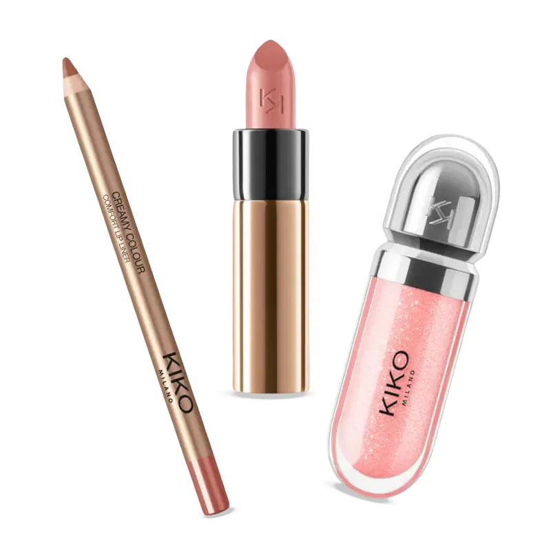 KIKO Milano The Perfect Pout Everyday Nude Lip Kit